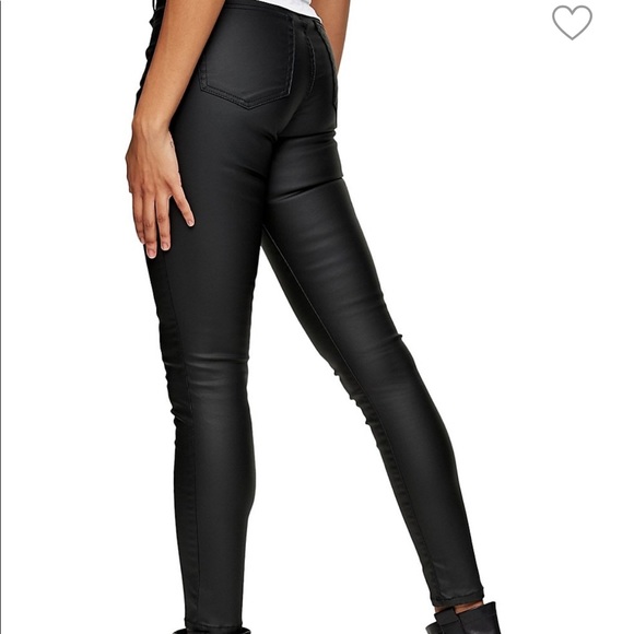 TOPSHOP Leather Pants - Picture 3 of 3